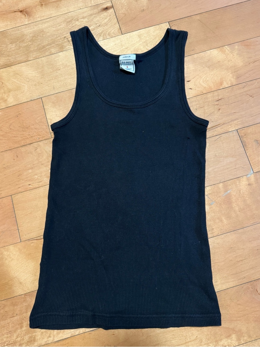 black tank top